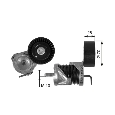 Bilde av GATES FleetRunner Micro V Kit T39085 Strammerull BMW: 3 Touring, Coupé, 1 Hatchback