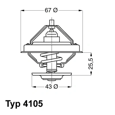 Bilde av Termostat WAHLER 4105.83D