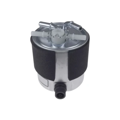 Bilde av FEBI BILSTEIN 183874 Drivstoffilter ledningsfilter, uten vannsensor, med tappeplugg for vann NISSAN: Qashqai / Qashqai+2 I, I Van