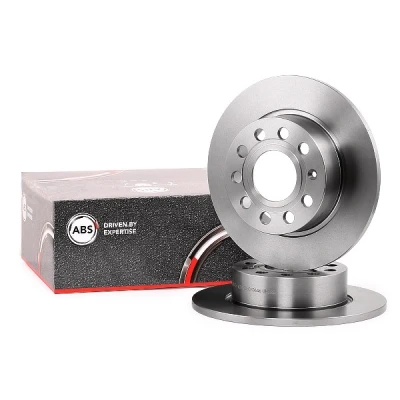 Bilde av A.B.S. COATED 17520 Bremseskiver 253 10 5 112 fullt ut belagt VOLKSWAGEN: Caddy 3, GOLF 5, 6, SKODA: Octavia 3 Combi, 2 Yeti