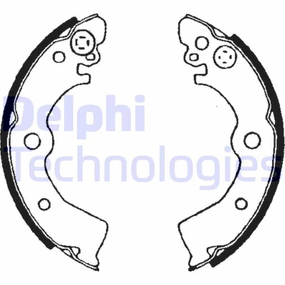 Bilde av DELPHI LS1650 Bremsesko 180 31