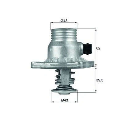 Bilde av MAHLE ORIGINAL TM 11 105 Termostat med tetning BMW: 5 Sedan, Touring, 7