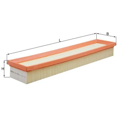 Bilde av MAHLE ORIGINAL LX 1745 Luftfilter 56,9 94 423,0 Filterinnsats MERCEDES BENZ: E Klasse Sedan, PEUGEOT: Partner II Van, 308 Hatchback, 207 Hatchback