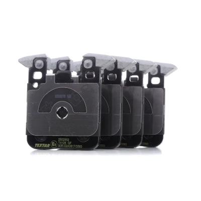 Bilde av TEXTAR 2502902 Bremseklosser klargjort for slitasjeindikator med balansevekter BMW: 3 Sedan, Touring, 1 Hatchback