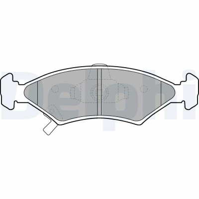 Bilde av Bremseklosser sett, Framaksel, kia sephia sedan, shuma i, sportage suv, van, 0K0Y23323Z, 0K2393323Z, 0K2403323Z, 0