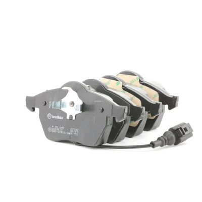 Bilde av BREMBO P 85 045 Bremseklosser inkl. slitasjevarselkontakt med kolbleklips uten tilbehør VOLKSWAGEN: Golf 3, Polo IV Hatchback, 4