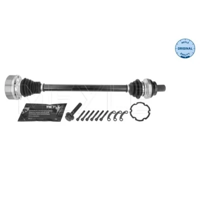 Bilde av MEYLE 100 498 0730 Drivaksel høyre bakaksel 631mm 29mm VOLKSWAGEN: Passat B6 Variant, Tiguan I, Golf 5, SKODA: Octavia 2 Combi, Superb II Stasjonsvogn