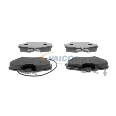 Bilde av VAICO V46 0147 Bremseklosser Q+, original equipment manufacturer quality framaksel inkl. slitasjevarselkontakt med bremsecaliperskruer