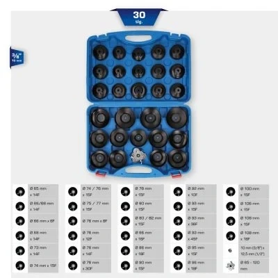 Bilde av KS TOOLS BT711050 Oljefilterbeholdersett 30 10 (3/8&quot;) firkant 5720