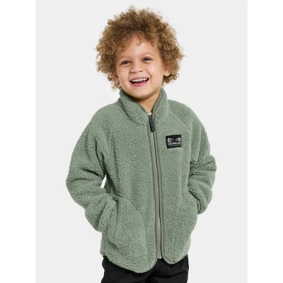 Bilde av Didriksons Gibbs Pilejakke, Light Moss, 110 Fleecejakker &amp; Fleecegensere 100% Polyester