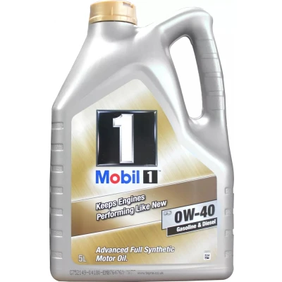 Bilde av Mobil 1 FS 0W 40 5l Motorolje 153678 VOLKSWAGEN: Touran I, Transporter 5, Tiguan MERCEDES BENZ: E Klasse Sedan, T modell, Vito Minibuss