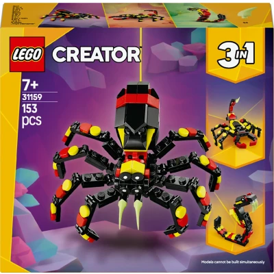 Bilde av LEGO Creator 31159 Ville dyr: Overraskende edderkopp Byggesett Plast