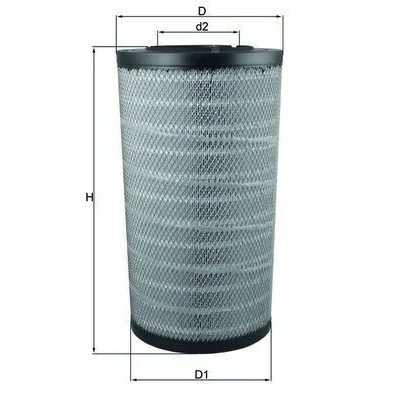 Bilde av MAHLE ORIGINAL LX 2838 Luftfilter 512,5 281,0, 261 Filterinnsats