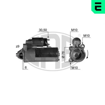 Bilde av Starter ford galaxy ii, mondeo iv, sedan turnier s max OE 1387092, 1480550, 30782415 AA