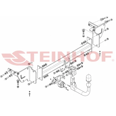 Bilde av Tilhengerfeste, avtakbart jeep cherokee (kl),