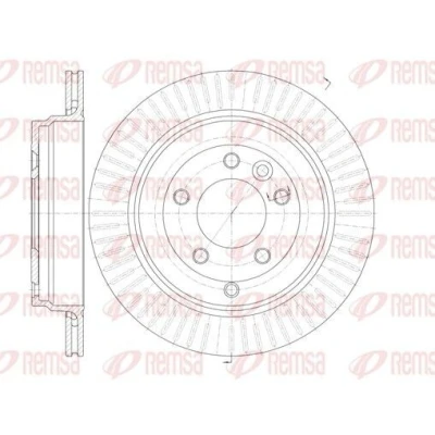 Bilde av REMSA 6995.10 Bremseskiver bakaksel 325, 325 20 5 ventilert LAND ROVER: Range Rover Sport, Discovery 4, 3