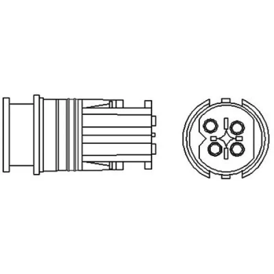 Bilde av MAGNETI MARELLI 466016355025 Lambdasonde oppvarmet 4 MERCEDES BENZ: C Klasse Sedan, ML Klasse, R