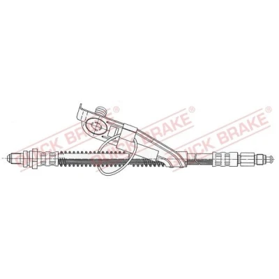 Bilde av QUICK BRAKE 42.916 Bremseslange 365 M10x1