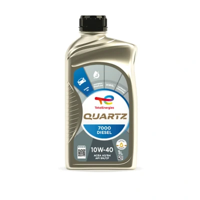 Bilde av Total Quartz 7000 Diesel 10W 40 1l Motorolje 2201534 AUDI: A4 B7 Avant, A6 C6 B8 VOLKSWAGEN: Touran I, Transporter 5, Multivan 5 (7HM