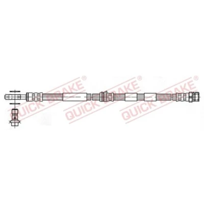 Bilde av Bremseslange, Framaksel høyre, venstre, audi,seat,skoda,vw, 1J0611701B, 1J0611701C, 1J0611701D, 1J0611701E, 1J0611701G, 1J0611