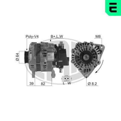 Bilde av Dynamo ford, ldv OE 1017500, 1051799, 1086299