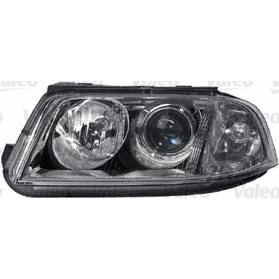 Bilde av VALEO 044570 Frontlykter høyre H7, W5W, PY21W Halogen transparent med nærlys for høyrekjøring motor høydejustering hovedlys