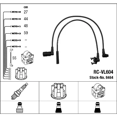 Bilde av NGK 8464 Pluggledninger 5
