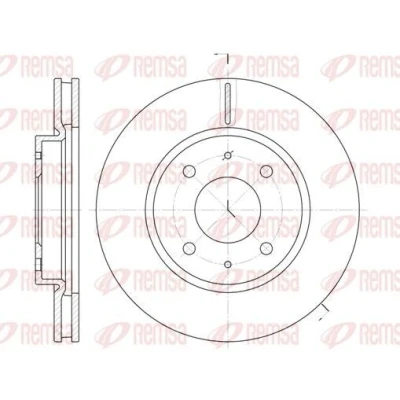 Bilde av REMSA 6890.10 Bremseskiver framaksel 275,9, 275,9 26 4 ventilert MITSUBISHI: Lancer 7 Limousine, Galant 6,
