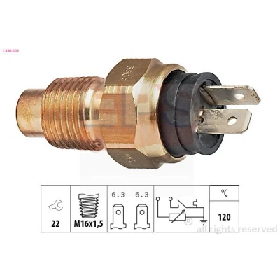 Bilde av EPS 1.830.509 Kjølevæsketemperatursensor Made in Italy OE Equivalent LANCIA: DELTA 1