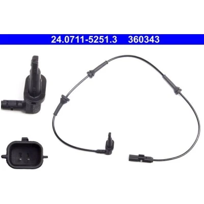 Bilde av ATE 24.0711 5251.3 ABS Sensor 703 RENAULT: MASTER 3, 3 Kasten