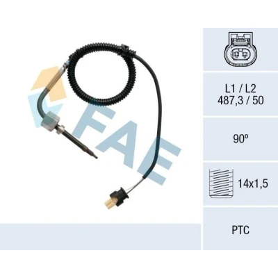 Bilde av FAE 68015 Sensorer etter sotpartikkelfilter MERCEDES BENZ: E Klasse T modell, Vito Minibuss, Sprinter 3.5 Minibuss