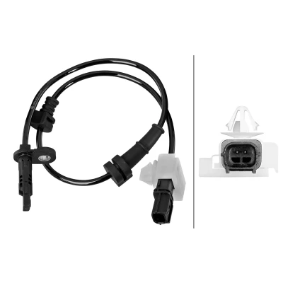 Bilde av HELLA 6PU 358 218 741 ABS Sensor med klammer Hall prinsipp 2 520