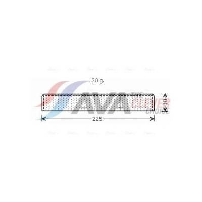 Bilde av PRASCO UVD125 Tørker MERCEDES BENZ: C Klasse T modell, GLC SUV, Vito Van, KIA: SORENTO 1, Picanto II, HYUNDAI: SANTA FE 2, i20 II Hatchback