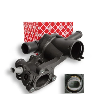 Bilde av FEBI BILSTEIN 109147 Termostat 87 Med tetning termostat, sensor VOLKSWAGEN: Polo IV Hatchback