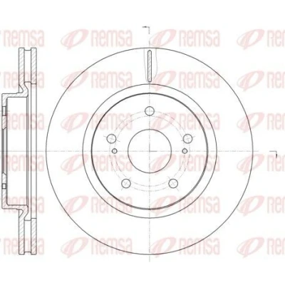 Bilde av REMSA 61212.10 Bremseskiver framaksel 294,5, 294,5 25 5 ventilert SUZUKI: Grand Vitara 2 SUV