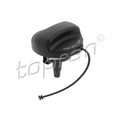 Bilde av TOPRAN 504 347 Deksel, drivstofftank kan ikke låses plast svart med holdebånd BMW: X5, 3 Coupé, 5 Touring, MINI: Hatchback
