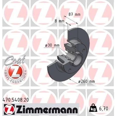 Bilde av Bremseskive, Bakaksel, renault megane grandtour iv, halvkombi 4320 001 85R, 066 09R, 274 12R