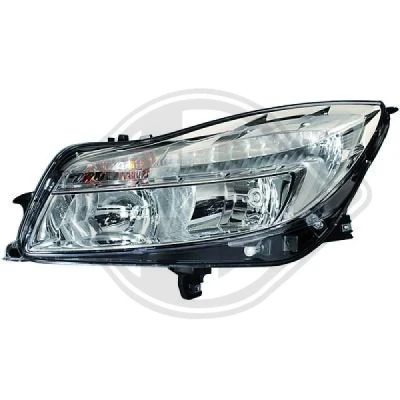 Bilde av DIEDERICHS Frontlykter høyre H7, H7/H1, H1 for høyrekjøring 1826980 OPEL: Insignia A Hatchback, Sports Tourer, Sedan