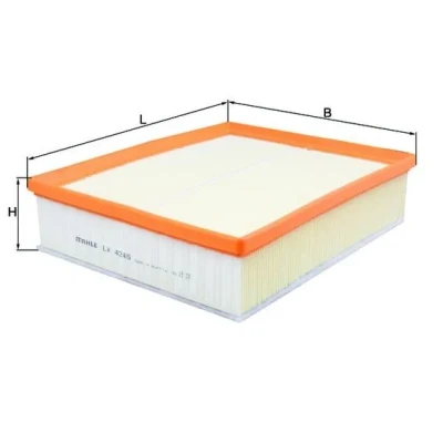 Bilde av MAHLE ORIGINAL LX 4245 Luftfilter 66,3 232 283,0 Filterinnsats VOLKSWAGEN: Polo V Hatchback, AUDI: A1 Sportback, SKODA: Rapid Spaceback