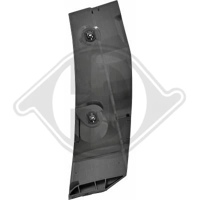 Bilde av DIEDERICHS 4080066 Holder, støtfanger høyre bak CITROËN: C1 I, PEUGEOT: 107 Hatchback