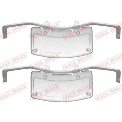 Bilde av QUICK BRAKE 109 1706 Tibehørsett, skivebremse belegg AUDI: A8 D3