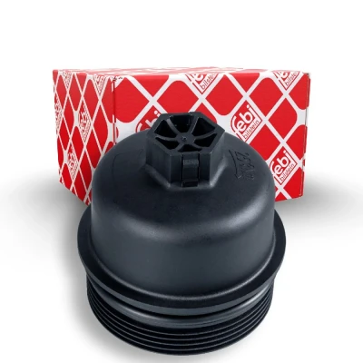 Bilde av FEBI BILSTEIN 108349 deksel, oljefilterbeholder FORD: S Max Mk1, Galaxy Mk2 MPV, MONDEO 4 Turnier, VOLVO: V50, V70 3, PEUGEOT: Expert II Van