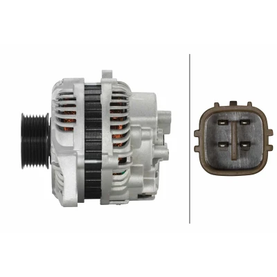 Bilde av HELLA 8EL 011 712 351 Dynamo 14V 90A HONDA: CIVIC 8 Hatchback