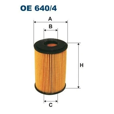 Bilde av FILTRON OE 640/4 Oljefilter Filterinnsats MERCEDES BENZ: A Klasse