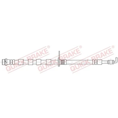 Bilde av Bremseslange, Framaksel høyre, ford fiesta vi, van 1514231, 1522923, 1718840, 8V512078AA, 8V512078AB, 8V512078AC