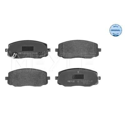Bilde av MEYLE 025 242 7516/W Bremseklosser ORIGINAL Quality framaksel med akustisk slitasjevarsel antihyle blikk tilbehør HYUNDAI: i20 I Hatchback