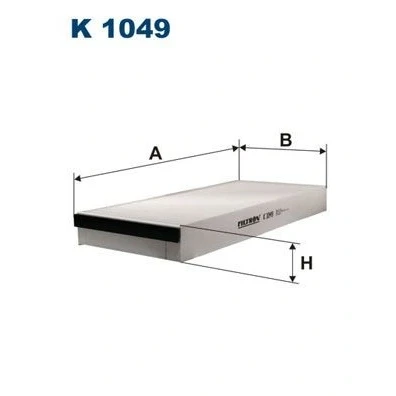 Bilde av FILTRON K 1049 Kupéfilter Partikkelfilter 362mm 160mm 40mm