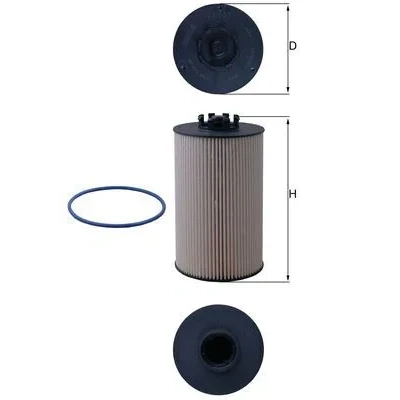 Bilde av MAHLE ORIGINAL KX 657D Drivstoffilter Filterinnsats