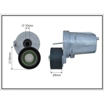 Bilde av CAFFARO 500036SP Spennarm, kilerem med ribber BMW: 5 Touring, X5