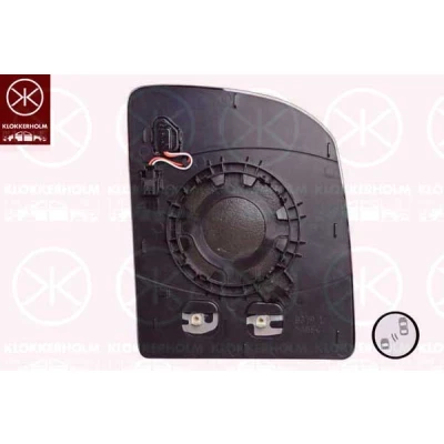 Bilde av Speilglass, ytterspeil, Høyre, vw crafter buss, flak/chassi, skåp, 7C0857522A, 7C0857522F